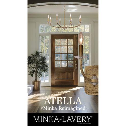 Atella 3 Light 10 inch Ashen Gold Wall Sconce Wall Light